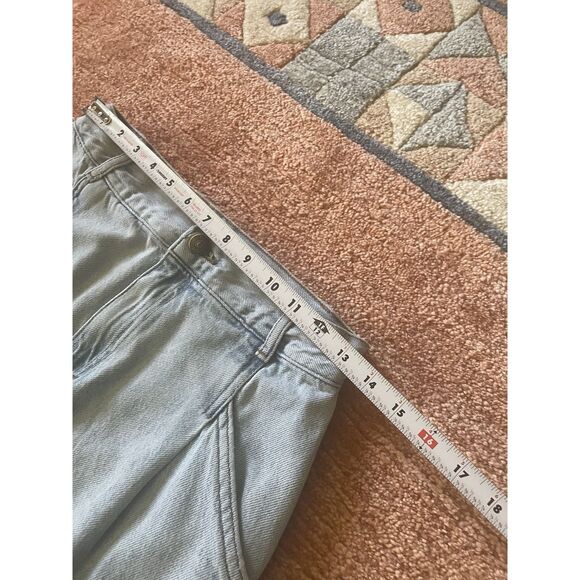 TFS Twentyfourseven Women’s High Rise Mom Jeans Blue Light Wash S/M - Picture 4 of 8